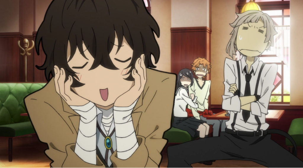 Osamu Dazai dan Atsushi Nakajima di Bungo Stray Dogs