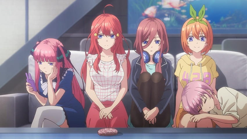 Karakter saudari kembar lima dari anime Gotoubun no Hanayome